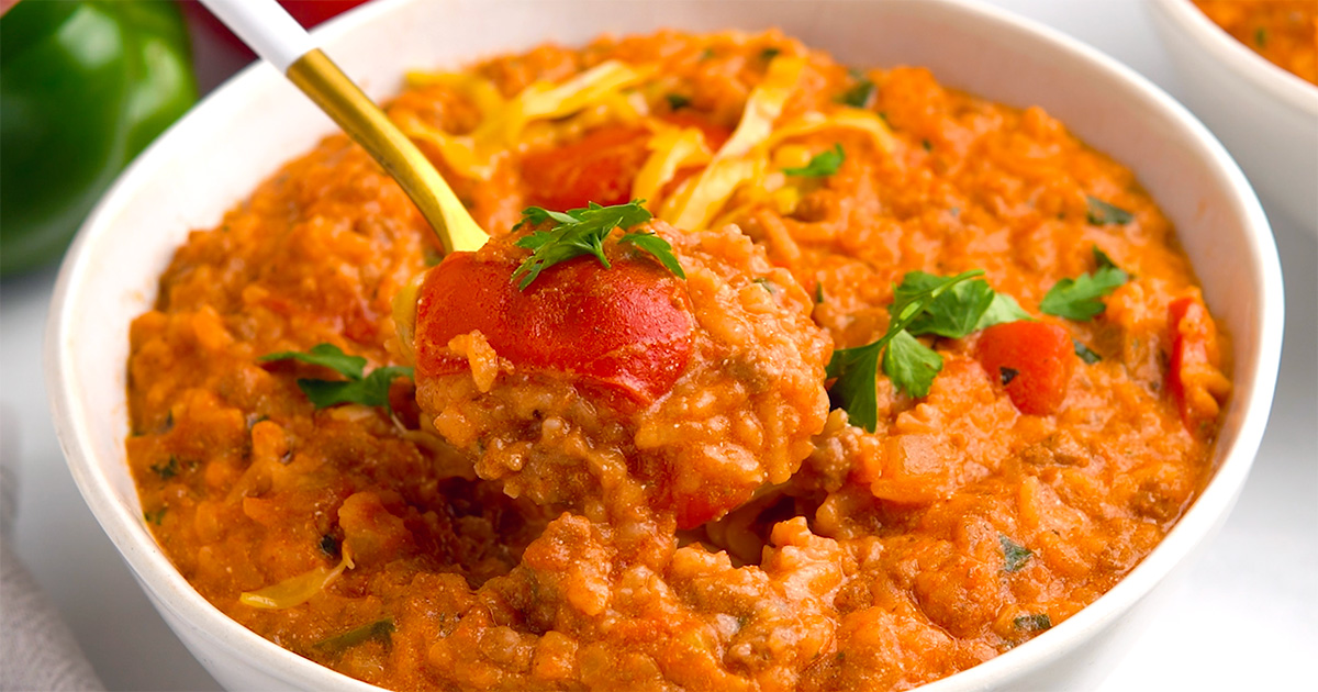 Diet-Friendly Instant Pot Stuffed Pepper Soup: Keto & Paleo