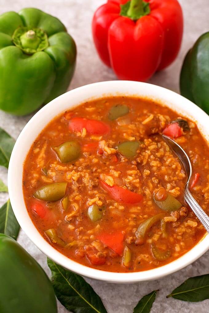 Easy Instant Pot Stuffed Pepper Soup: One-Pot & Healthy